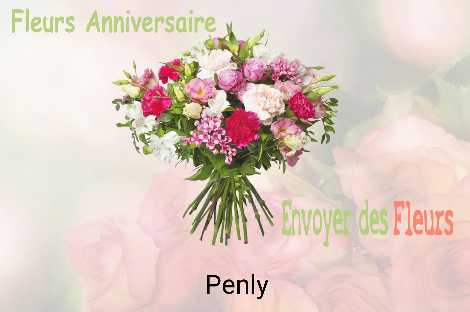 Bouquet de fleurs d’anniversaire livré à Penly