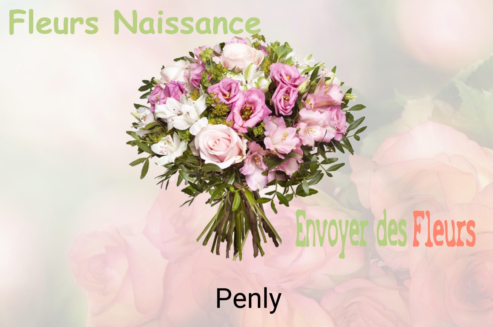 Bouquet de fleurs de naissance livré à Penly